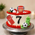 Arsenal Football Cake - Arsenal Super Fan Cake for True Gunners Fans