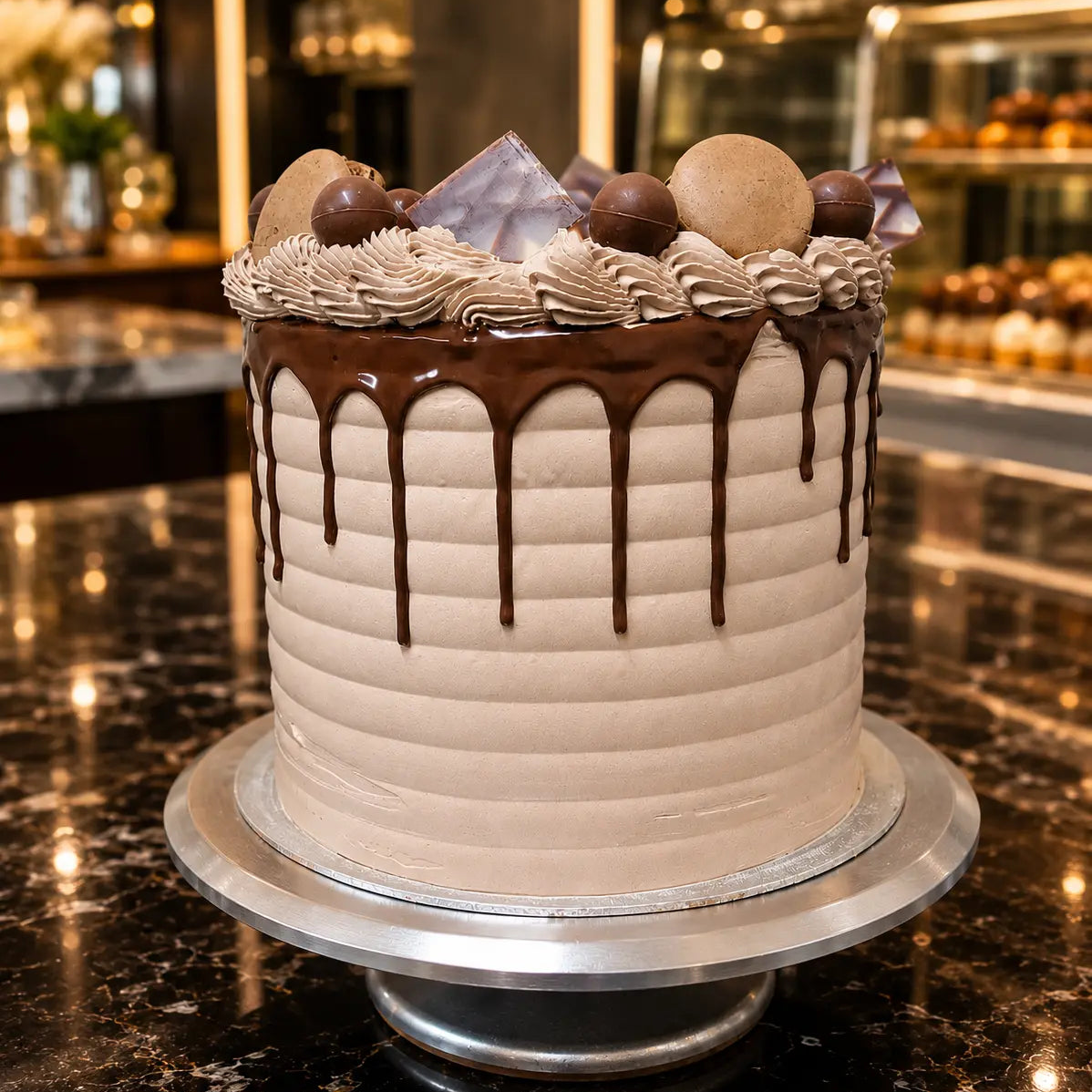 Chocolate Cake With Chocolate Ganache