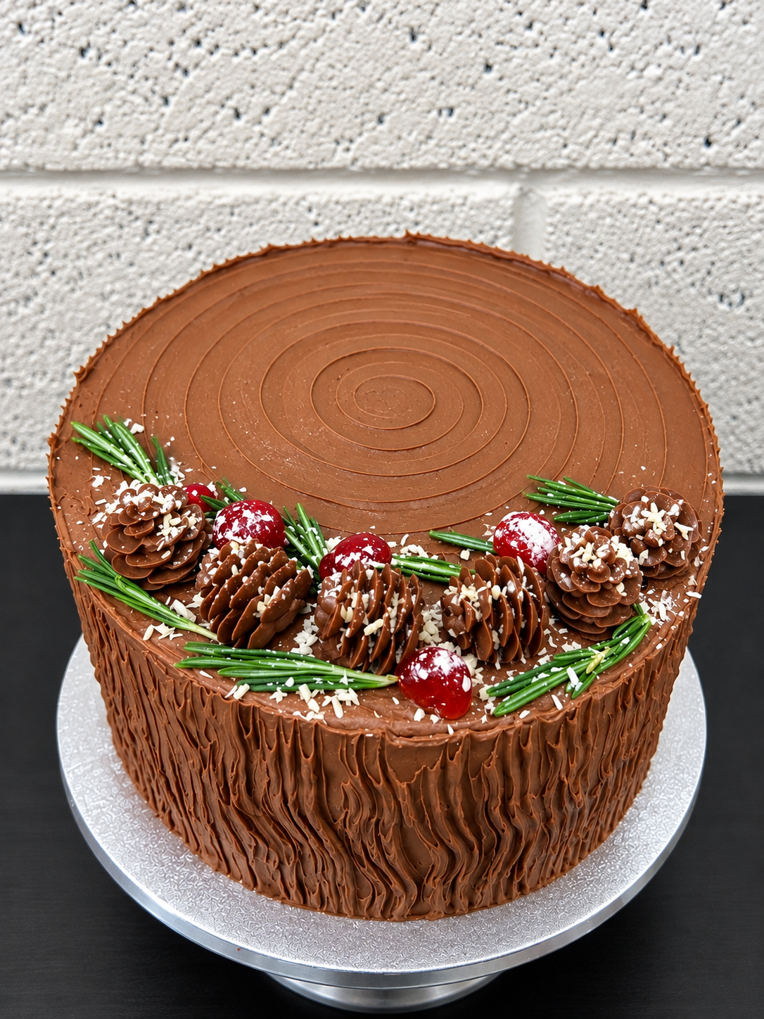 Chocolate Winter Wonderland Cakes