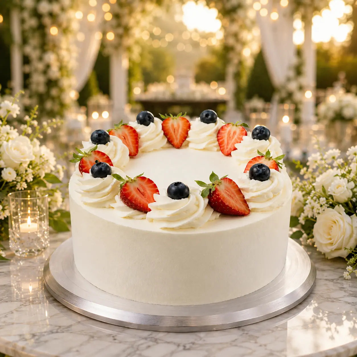 Elegant Victoria Sponge Cake