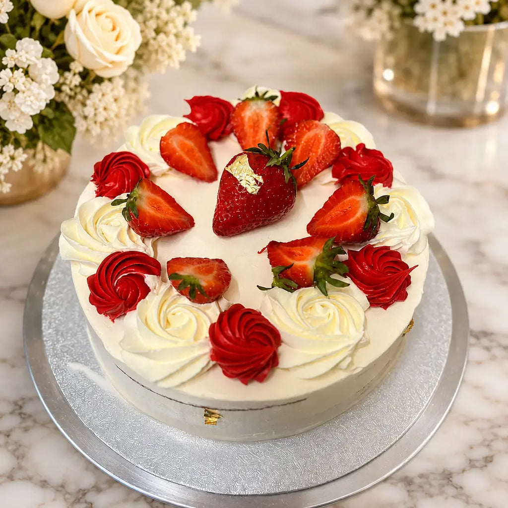Fruit Fest Strawberry Dessert Cake - Strawberry Dessert Cake