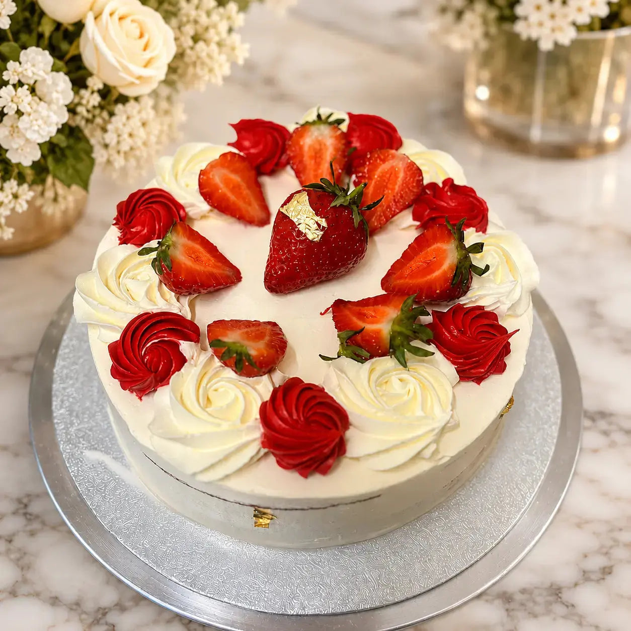 Fruit Fest Strawberry Dessert Cake - Strawberry Dessert Cake