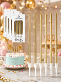 Gold Candles For Birthday Cakes