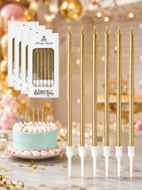 Gold Candles For Birthday Cakes