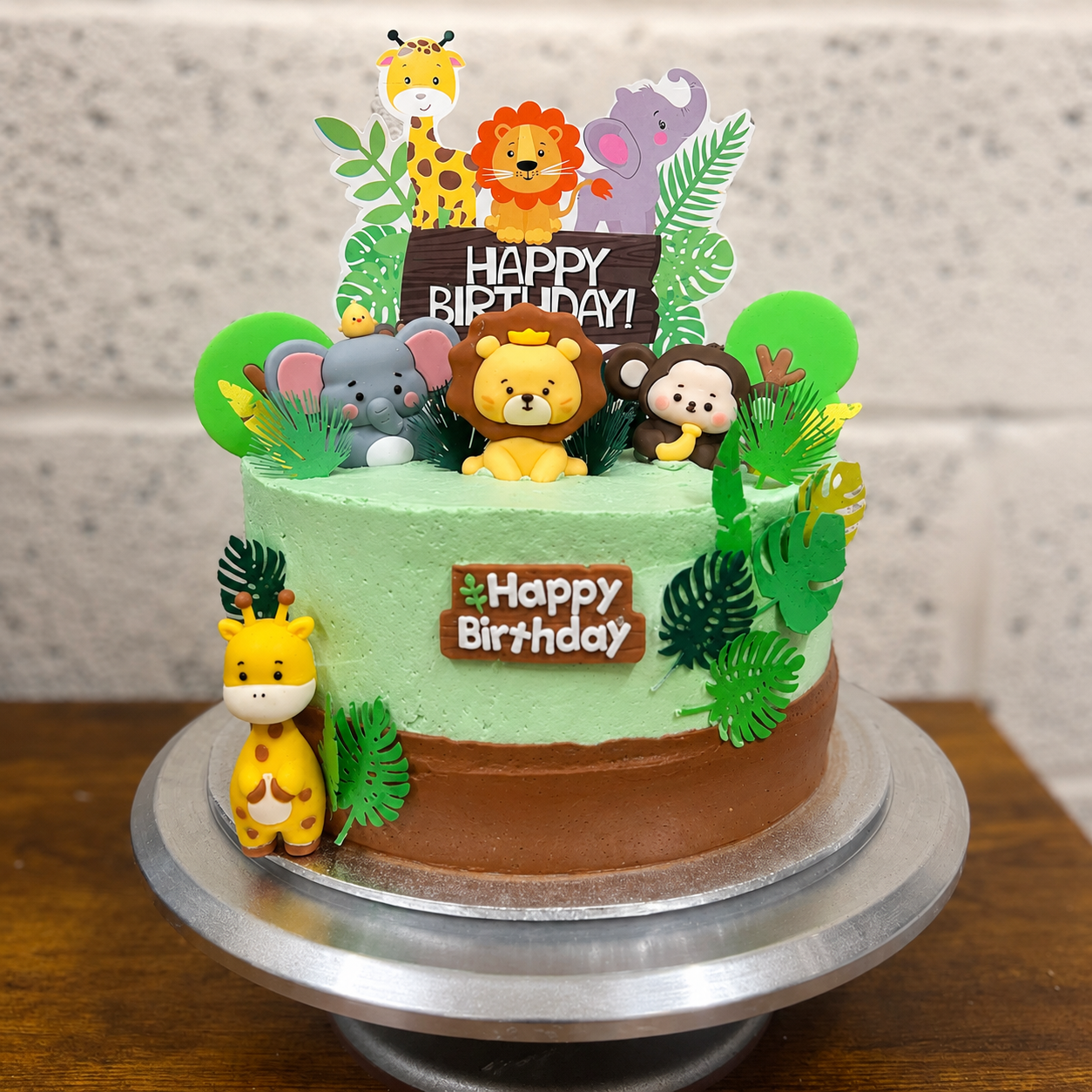 Kid Safari Theme Cake