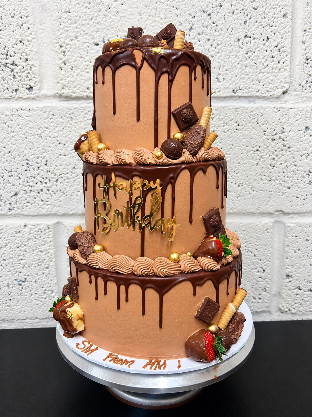 Luxury Triple Chocolate Drip Cakes
