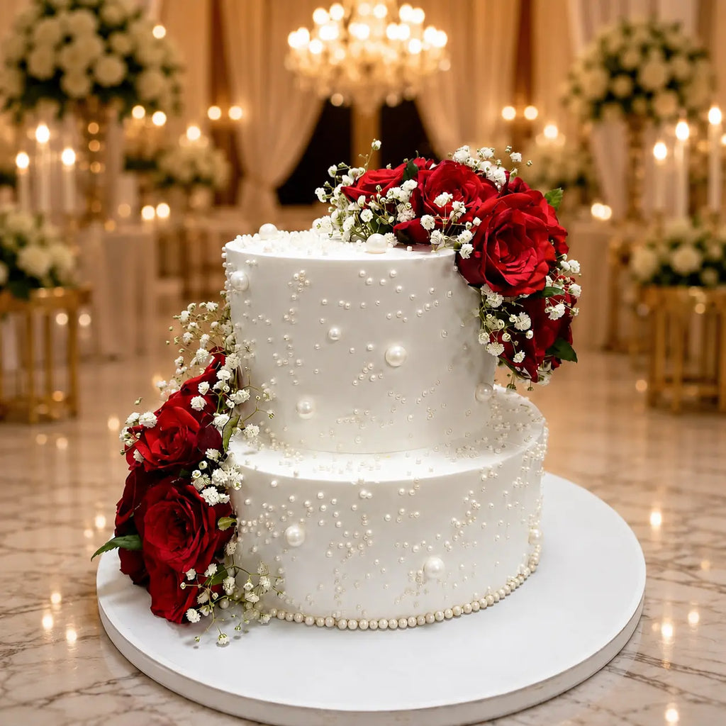 Ruby Rose Elegance Cake