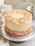 Sprinkle vanilla cake