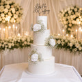 Timeless Ivory Sweet Romance Cake 