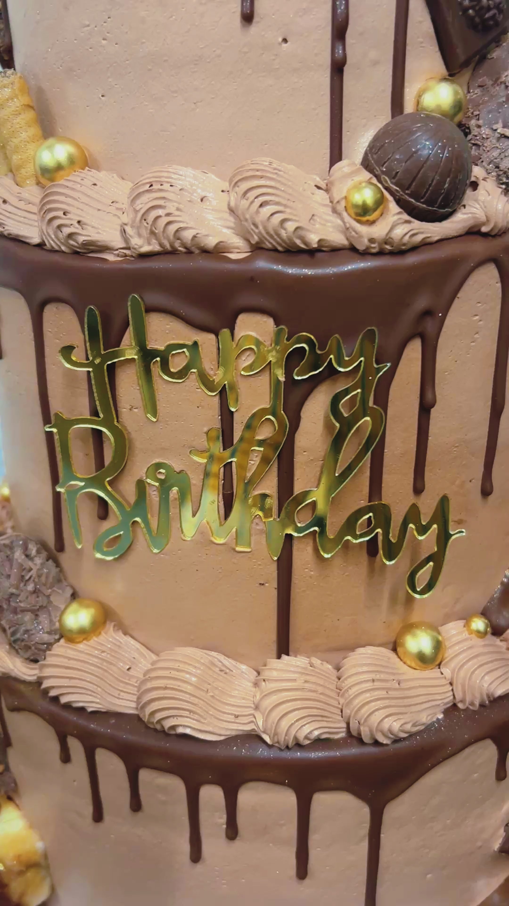 Luxury Triple Chocolate Drip Cakes