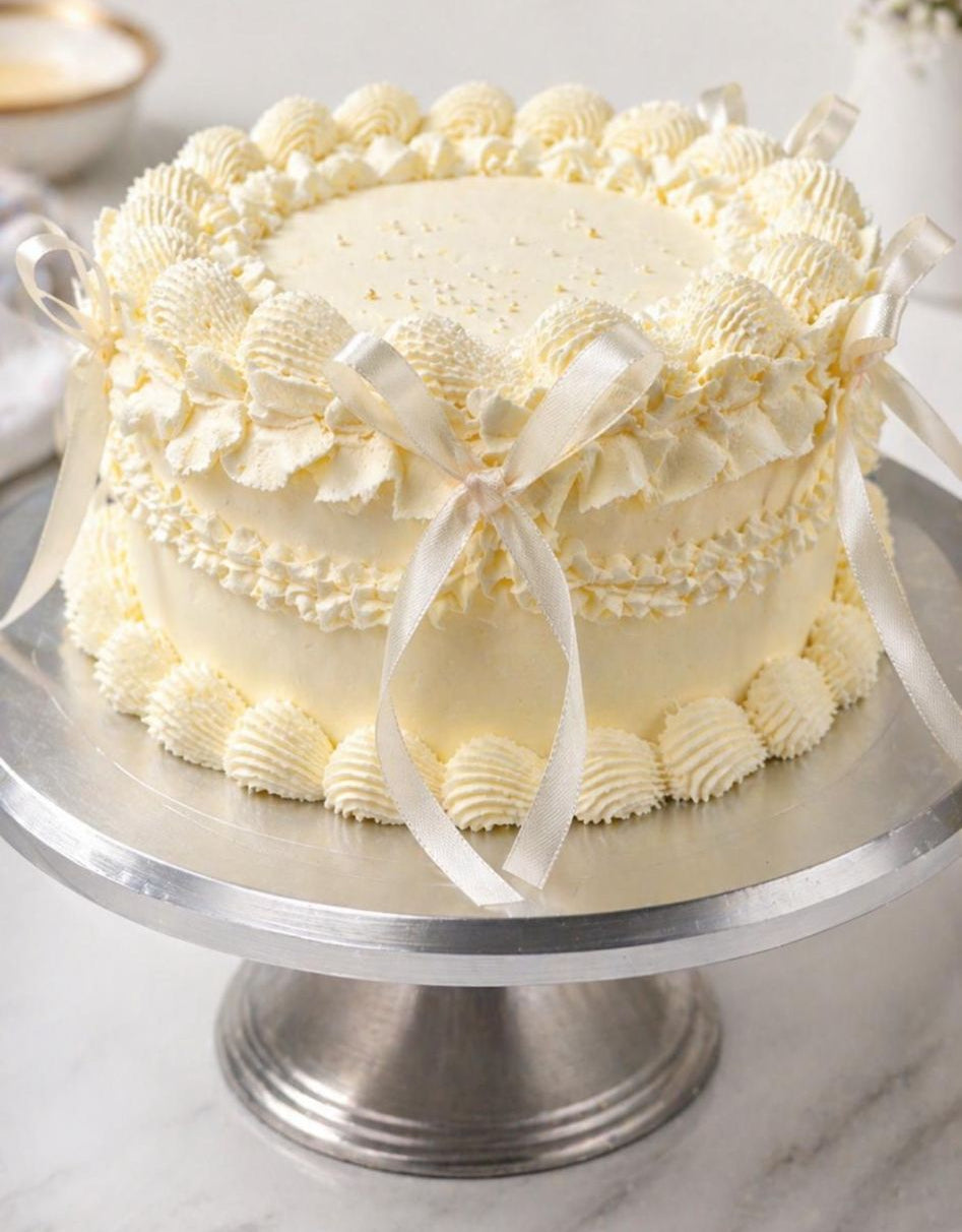 vintage round cake
